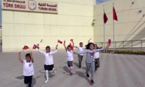 Katar Türk Okulu Afrin'de görev yapan Mehmetçiğe klip hazırladı