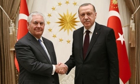 Cumhurbaşkanı Erdoğan, ABD Dışişleri Bakanı Tillerson'ı kabul etti