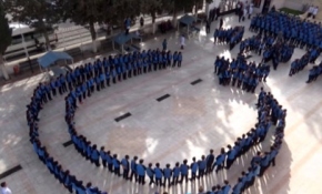 Kilis'te liselilerden komando andı