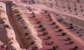 Teröristlerden temizlenen Sakarkaya Tepesi havadan görüntülendi