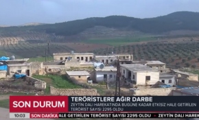 Afrin'de belirlenen hedefler obüslerle ateş altına alınıyor