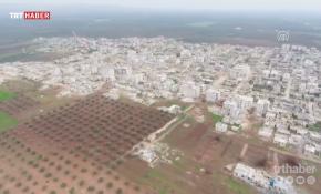 YPG/PKK işgalindeki Cinderes havadan görüntülendi