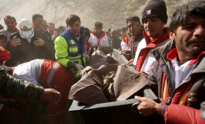 İran'da düşen uçakta hayatını kaybedenler Türkiye'ye getirildi
