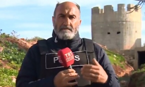 Afrin'deki terör kulelerini TRT Haber görüntüledi