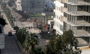 Afrin merkezinden ilk görüntüler TRT Haber'de