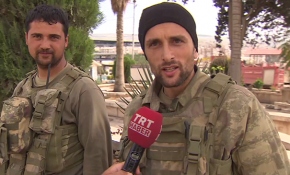 Afrin'deki Mehmetçik'ten Türk halkına mesaj var