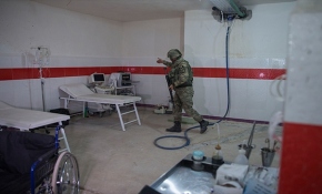Afrin'de terör örgütünün yeraltı hastanesi bulundu