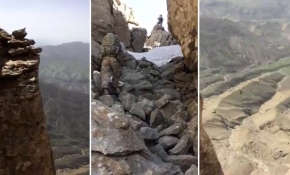 Balkaya Dağları'nın baş döndüren yüksekliğinde terör operasyonu