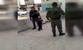 İsrail askeri 3 yaşındaki çocuğa müdahale etti