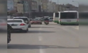 Bursa'da görenleri hayrete düşen görüntü