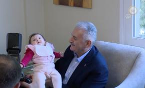 Başbakan Yıldırım'dan ev ve okul inşaatı ziyareti