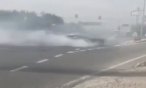 Lüks araçlı trafik magandaları tehlike saçtı