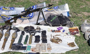Muş'ta PKK/KCK'ya ait çok sayıda silah ve mühimmat ele geçirildi
