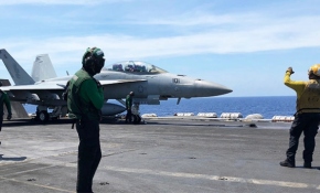 ABD uçak gemisi ihtilaflı sularda