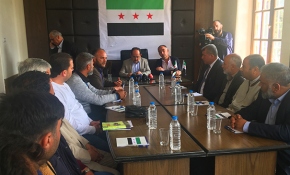 Afrin'de geçici yerel meclis kuruldu