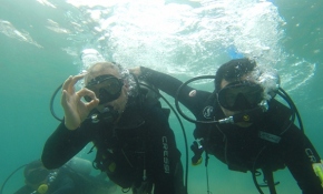 Bedensel engelli milli okçu dalış hayalini gerçekleştirdi