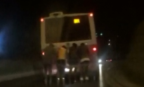 Patenli gençlerin tehlikeli yolculuğu kamerada