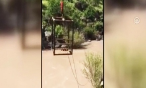 Terör örgütünün teleferiği imha edildi