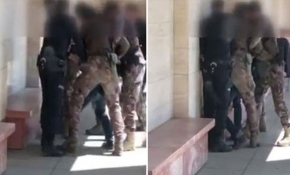 ABD İstanbul Başkonsolosluğu önünde hareketli dakikalar