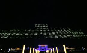 Çinli firma 1374 drone ile şov yaptı