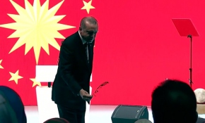 Cumhurbaşkanı Erdoğan, Emine Erdoğan'a zeytin dalı verdi