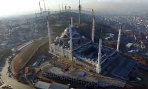Çamlıca Camii'nin içi ilk kez görüntülendi