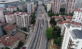 Yüzde 78’i tamamlanan Yüksek Hızlı Tren projesi havadan görüntülendi