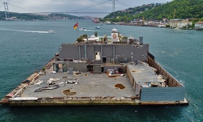 Galatasaray adasının son hali havadan görüntülendi