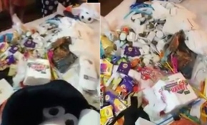 Turist, otelden ayrılırken bir eve yetecek eşyayı yanına aldı