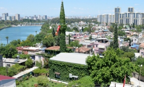 Sarmaşıkların yeşile bürüdüğü yer: Köprüköy Camii