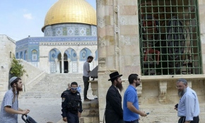 284 fanatik Yahudi, Mescid-i Aksa'ya baskın düzenledi