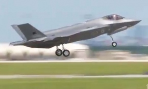 Türkiye'nin F35A uçağının ilk uçuş görüntüleri yayınlandı