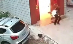 Çin’de bir evde doğalgaz patlaması