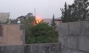 Suudi Arabistan öncülüğündeki koalisyon Yemen’de petrol istasyonunu vurdu