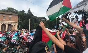 2018 İtalya Bisiklet Turu’na ‘İsrail’ protestosu