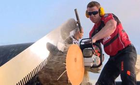 Dünya Kereste Kesme Şampiyonası'nda kıyasıya mücadele