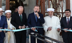 Cumhurbaşkanı Erdoğan, Fatih Sultan Mehmet'in türbesini açtı