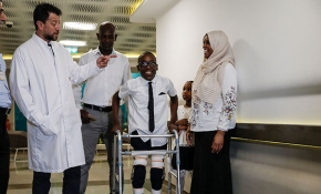 Libyalı Ali Muhammed 14 yaşında ilk adımını attı