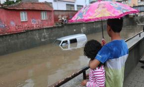 Aydın'da kuvvetli sağanak