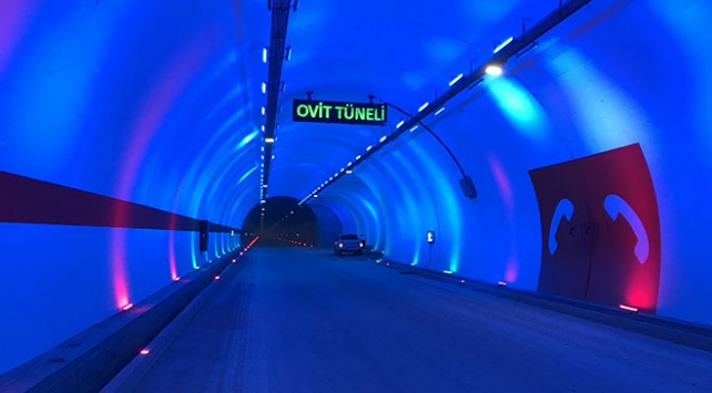 Dünyanın en uzun dördüncü tüneli Ovit yarın açılıyor