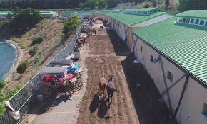 Büyükada'daki "Fayton Park" havadan görüntülendi