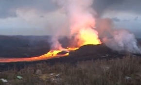 Kilauea Yanardağı'nın yarattığı facia havadan görüntülendi