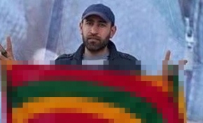 Fadıl Şenyaşar'ın PKK paçavrasıyla fotoğrafı ortaya çıktı