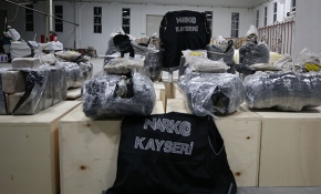Kayseri'de 234 kilogram eroin ele geçirildi