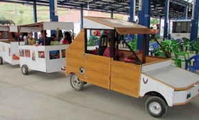 Kendi lunaparkını yaparak çocukluk hayalini gerçekleştirdi