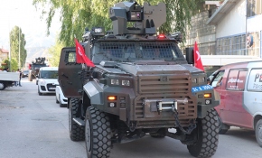 Afrin kahramanları Erzincan'da sevinçle karşılandı