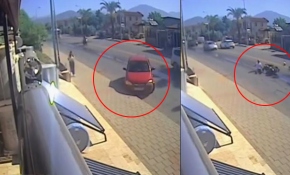 Kepçeden yola akan hidrolik yağı 4 kazaya neden oldu