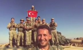 Afrin'de kutsal görevdeki babadan oğluna doğum günü mesajı