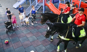 Başkentte çocukları atlı polisler koruyacak