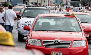 Kosta Rika'da taksiciler Uber'i protesto etti